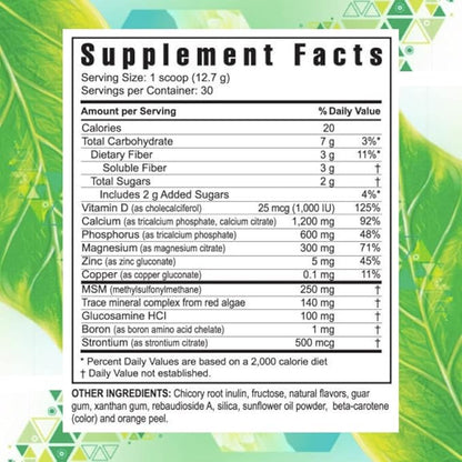 Youngevity Beyond Osteo FX - Tropical Vanilla | Healthy Bone & Joint Support | Multi-Vitamin Powder | 6 Canister