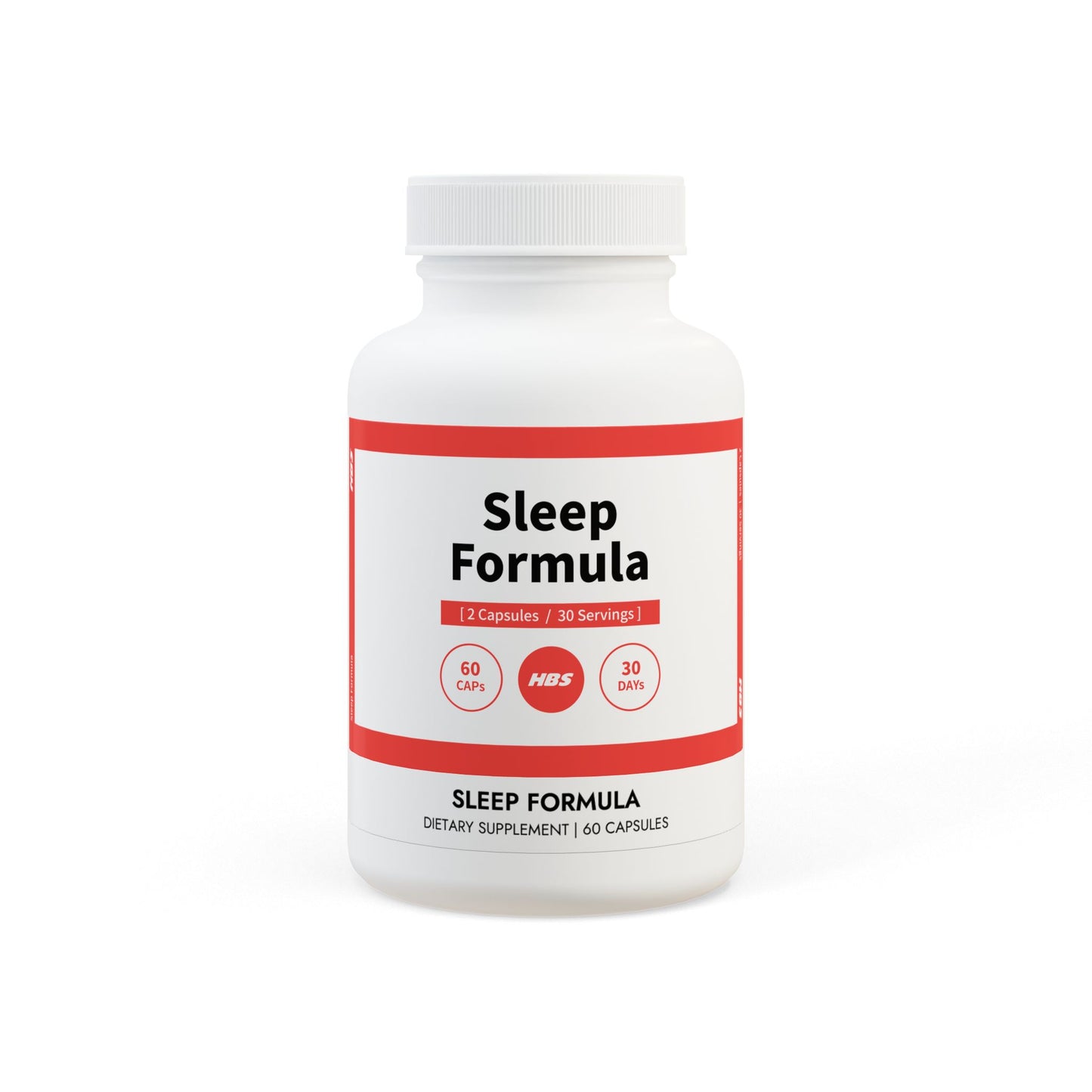 HBS, Sleep Supplement (60 Vegetable Capsules)