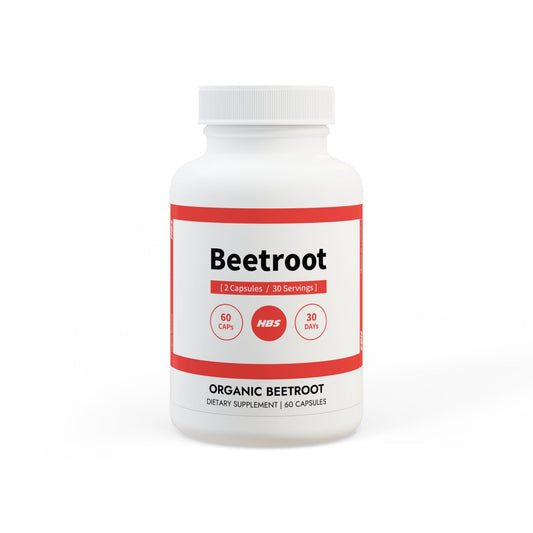 HBS, Beetroot Supplement (60 Vegetable Capsules)