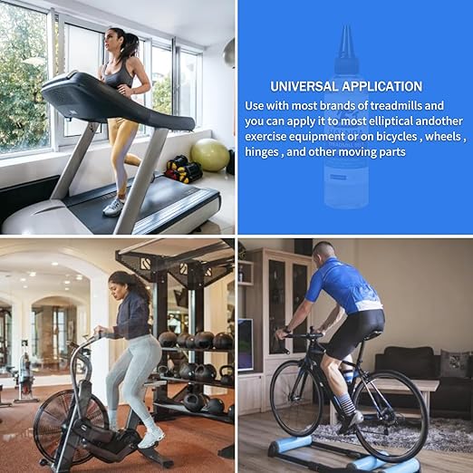 Treadmill Lubricant for Belt,100% 5 Ounce Silicone Treadmill Oil Belt Lubes, Twist Cap and Application Tube Easy for Full Belt Width Lubrication,Suitable for All Kinds of Treadmills