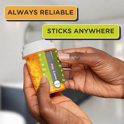 Tracking Stickers/Mixed 3 Pack-Vitamins & Medication in All Forms,Vitamin Organizer,Easy Pill Tracker, Daily Pill Organizer,Medicine Organizer,Weekly Pill Box,7 Day Week, AM/PM,Day & Night