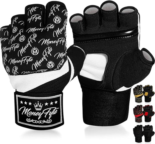 Quick Gel Boxing Wraps Under Boxing Gloves - Kickboxing MMA Muay Thai - Fist, Knuckle, Wrist Wrap Protection Inner Glove Hand Wraps - Men Women Kids