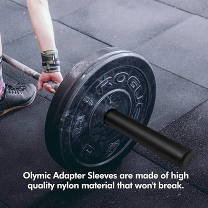 Olympic Adapter Sleeve 11.8" - Converts 1" Bars 2" Standard Gym(2 Pcs)