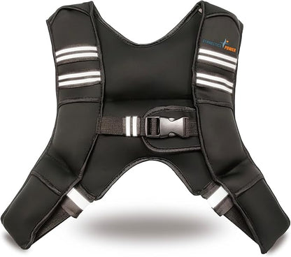 Weighted Vest 6lb, 10lb, 12lb, 25lb, 35lb, 45lb, 60lb Removable Iron Weights for Men and Women Workout for Calisthenics and Fitness Sport Training
