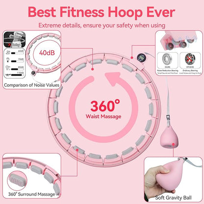 Humixx Infinity Hoop for Adult Weight Loss 2 in 1 Smart