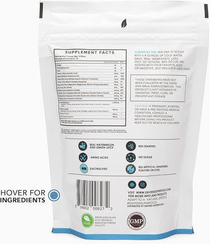 Hydration | Sugar Free Active Muscle Recovery Mix for Men & Women — Vitamin C, Zinc, Magnesium & BCAA Amino Acids | Maximize Workout Hydration with Premium Electrolytes — 20 Servings