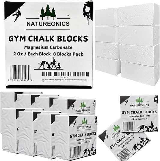 Chalk Blocks, Gym Chalk Blocks, Chalk Blocks for Weight Lifting, Chalk Blocks for Climbing, Hand Chalk, Chalk for Work Out, Chalk for Gymnastics, Pommel Horse Gymnastics-1Lb