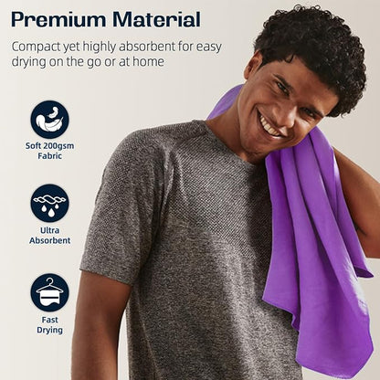BAGAIL Camping Towel with EVA Case