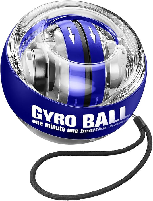 Wrist Trainer Ball Auto-Start Gyroscopic Forearm Exerciser Gyro Ball for Strengthen Arms, Fingers, Bones and Muscles