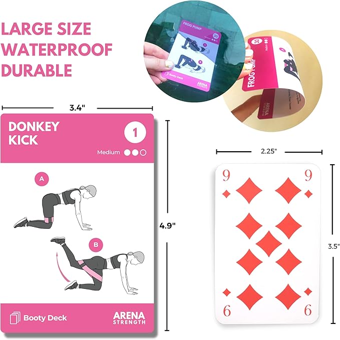 Arena Strength Workout Cards - Instructional Fitness Deck