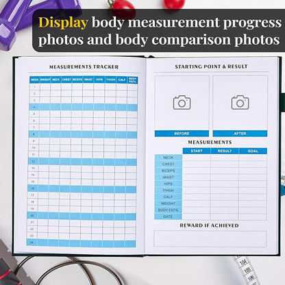 Fitness/Workout Journal for Women & Men 6 Months
