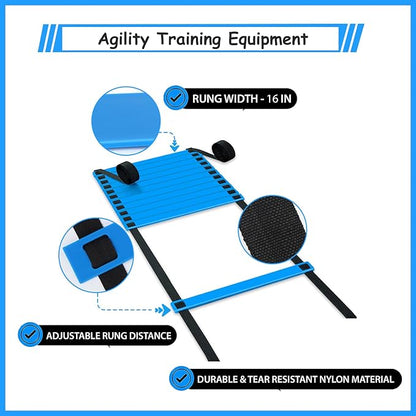 TGLTIC Soccer Agility Training Equipment Set 1 Agility 20 Soccer 4 Steel