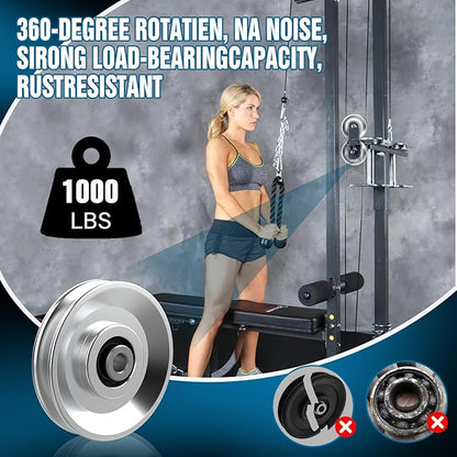 Essential Aluminum Pulleys for Gym Equipment 3000lb Pulley Pulley-2)
