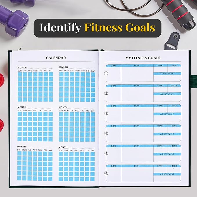 Fitness/Workout Journal for Women & Men 6 Months
