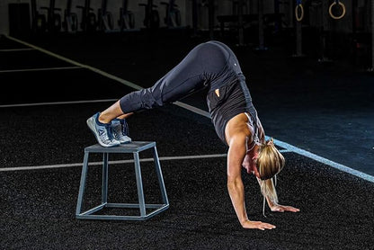 Rage Fitness Steel PlyoBox12-18-24-30Inch High Anti-SlipPlyometric JumpBoxes For Agility