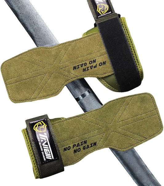 Wrist Straps for Weightlifting for Maximum Grip Support - Lifting Deadlift Strap & Weight Lifting Grips Gloves for Working Out Pull Up Deadlifting & Shrugs