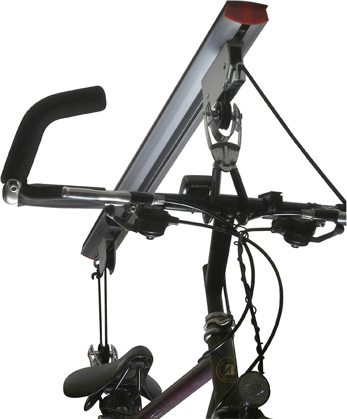RAD Cycle Products Rail Mount Bike and Ladder Lift for Your Garage or Workshop Holds up to 75 Pounds No Mounting Board Needed