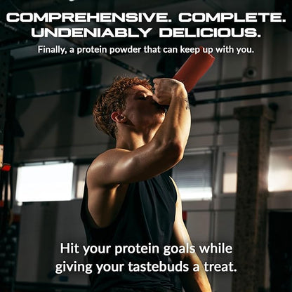 Granite Protein Powder | Whey Isolate & Concentrate| Casein for Lean Muscle Building & Workout Recovery | 30 Servings | Egg & Grass Fed Protein | 23g Protein from 5 Sources | Chocolate Flavor