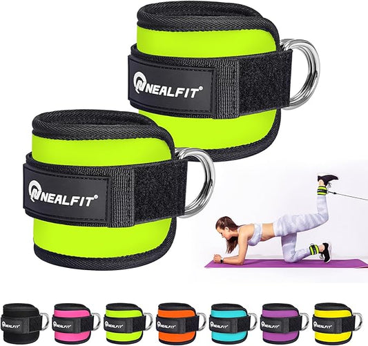 Ankle Strap for Cable Machine, Gym Ankle Cuff for Kickbacks, Leg Extensions, Glute Workouts, Booty Hip Abductors Exercise for Women and Men