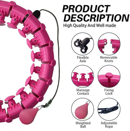 Dumoyi Smart Weighted Hoop for Adults Weight Loss