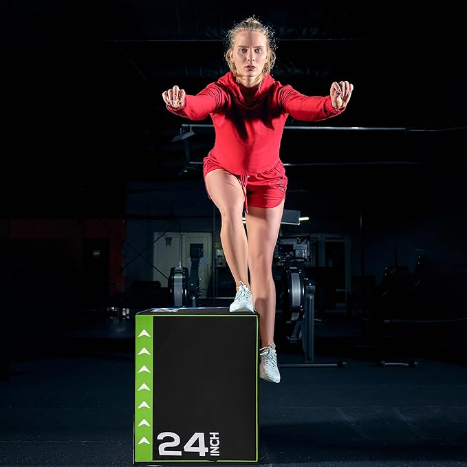 BalanceFrom Plyo Jumping Exercise Box, Home Gym Workout Trainer, Multiple Options