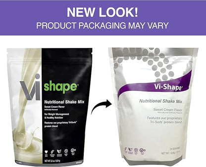 Vi Shape Original Nutritional Shake Mix Sweet Cream Flavor | 22oz (4 Bags, 96 Servings)