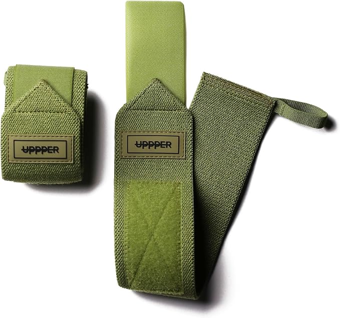 UPPPER Wrist Wraps for Weightlifting - 19" Wrist Support with Thumb Loop for Bench Press, Powerlifting, and Gym Workouts - Men & Women | Premium Fitness Gear