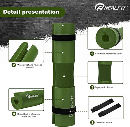 Barbell Pad Squat Pad for Squats—Squat Bar Pad—Great