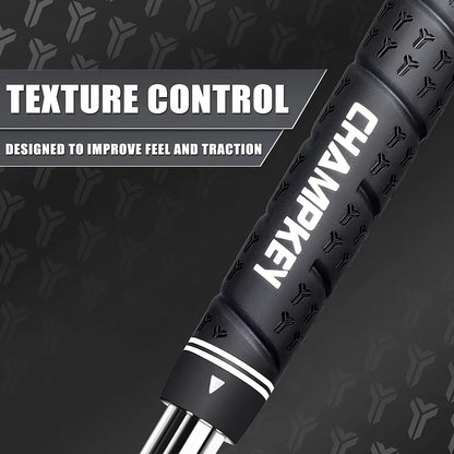 CHAMPKEY WRAP-Y Rubber Golf Grips 13 Pack Come with All Repair Kits - High Feedback and Traction Golf Club Grips