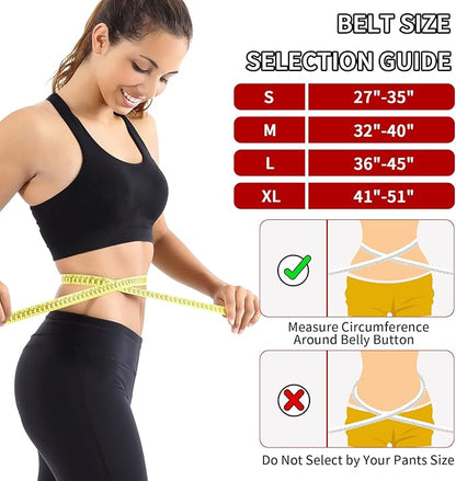 Leather Weight Lifting Belt for Men and Women