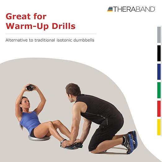 THERABAND Soft Weight 4.5" Diameter, 4.4LB