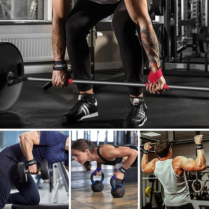 APEXUP Weight Lifting Straps for Weightlifting, Lifting Wrist Straps Gym, Deadlift Straps, Anti Slip Silicone and Neoprene Padded Weightlifting Straps Men Women Powerlifting, Strength Training