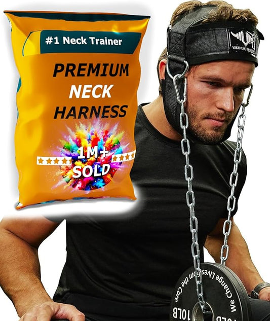 Vikingstrength Neck Harness Padded Strength Trainer- Premium Quality