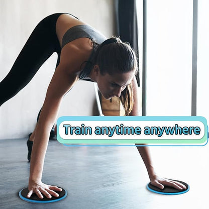 ZILLEEN Exercise Sliders for Working Out Fitness Discs 2 Pack