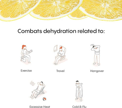 Hydralyte Shay Mitchell Low Sugar Rapid Rehydration - Lightly Sparkling Electrolyte Powder Packets, Lemon Squeeze | Travel Essential - Workout Essential - Recovery Powder (18 Count)