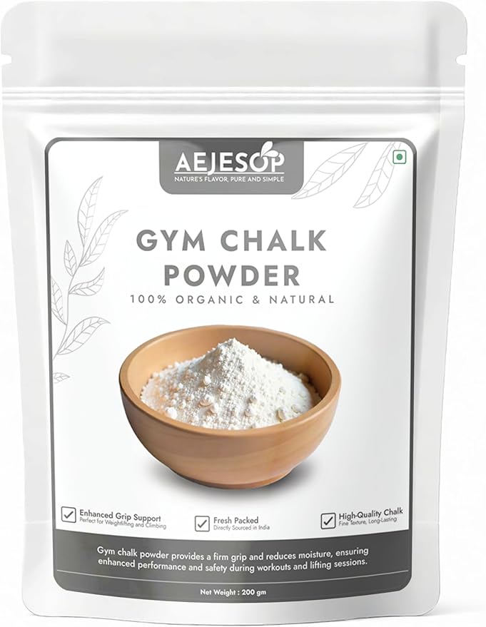 Sports Chalk for Rock Climbing, Weight Lifting, Gymnastics, Tennis & More, 7oz (200g)