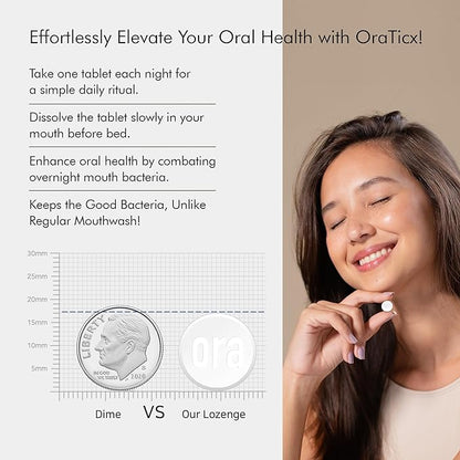 Teeth & Gums Dental Probiotic, Naturally Supports Oral Health and Immunity, Oral robiotics Supplement 8 Billion CFU, Grape Flavor, 30 Lozenges 2-Pack