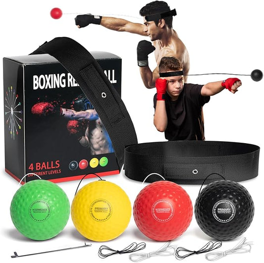 Boxing Ball Family Pack Plus with Adjustable Headband 4 Boxing