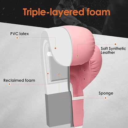 MaxxMMA Pro Style Boxing Gloves for Men & Women, Training Heavy Bag Workout Gloves, Muay Thai, Sparring Kickboxing Punching Bag Work Fight Gloves