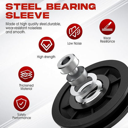 Pulley Axle for Gym Pulley System Pulley-2)