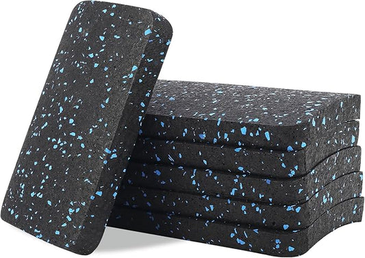 Treadmill Mat Pads 4.7" x 3.2" x 0.55" (6 (6 PCS)