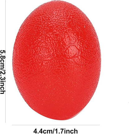 Sonew 5pcs Silicone Grip Ball Egg-Shaped Wrist Exercise