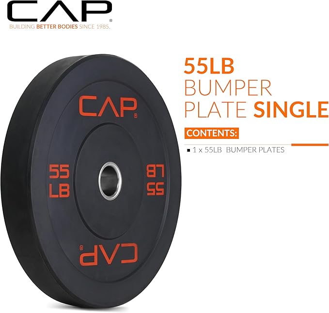 CAP Barbell Rubber Olympic Bumper Plate