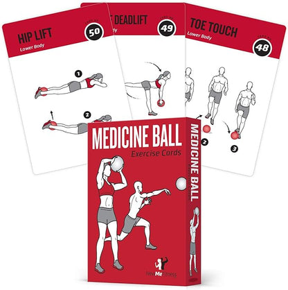 NewMe Fitness Medicine Ball Workout Cards
