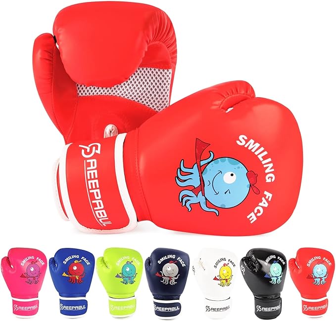 Upgrade Kids Boxing Gloves for 3-8 Year Boys and Girls, Toddler Boxing Gloves for Kids Training, Boxing Gloves Kid Sparring for Punching Bag, Kickboxing, Muay Thai, MMA