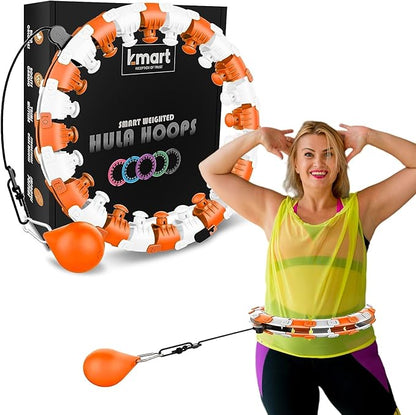 K-MART Smart Hula Ring Hoops 24 Detachable 360 Degree