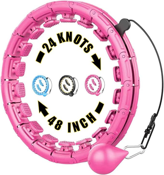 Weighted Fit Hoop 2 in 1 Abdomen 60inch 30 30 Knots,47inch Knots,47inch 24 24 Knots,Great