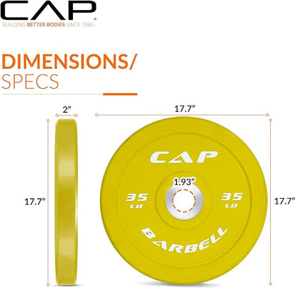 CAP Barbell Rubber Olympic Bumper Plate