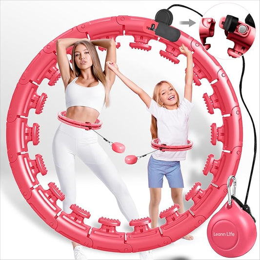 U1-28/30 Knots, Magnetic Lock Smart Weighted Hula Hoop
