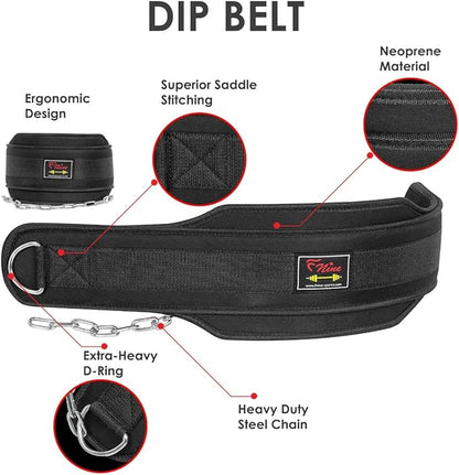 Sports Weight Lifting Dipping Belt with Chain